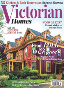 Victorian Homes magazine cover featuring DDK Kitchen Design Group, Summer 2016 issue