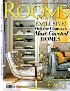 Rooms magazine cover featuring DDK Kitchen Design Group, 2013 issue